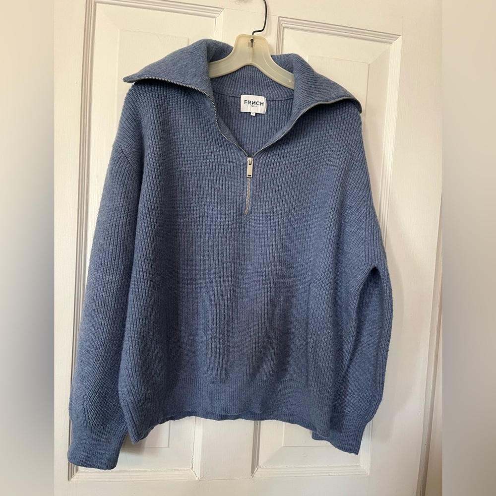 FRNCH Paloma Periwinkle Blue Sweater
